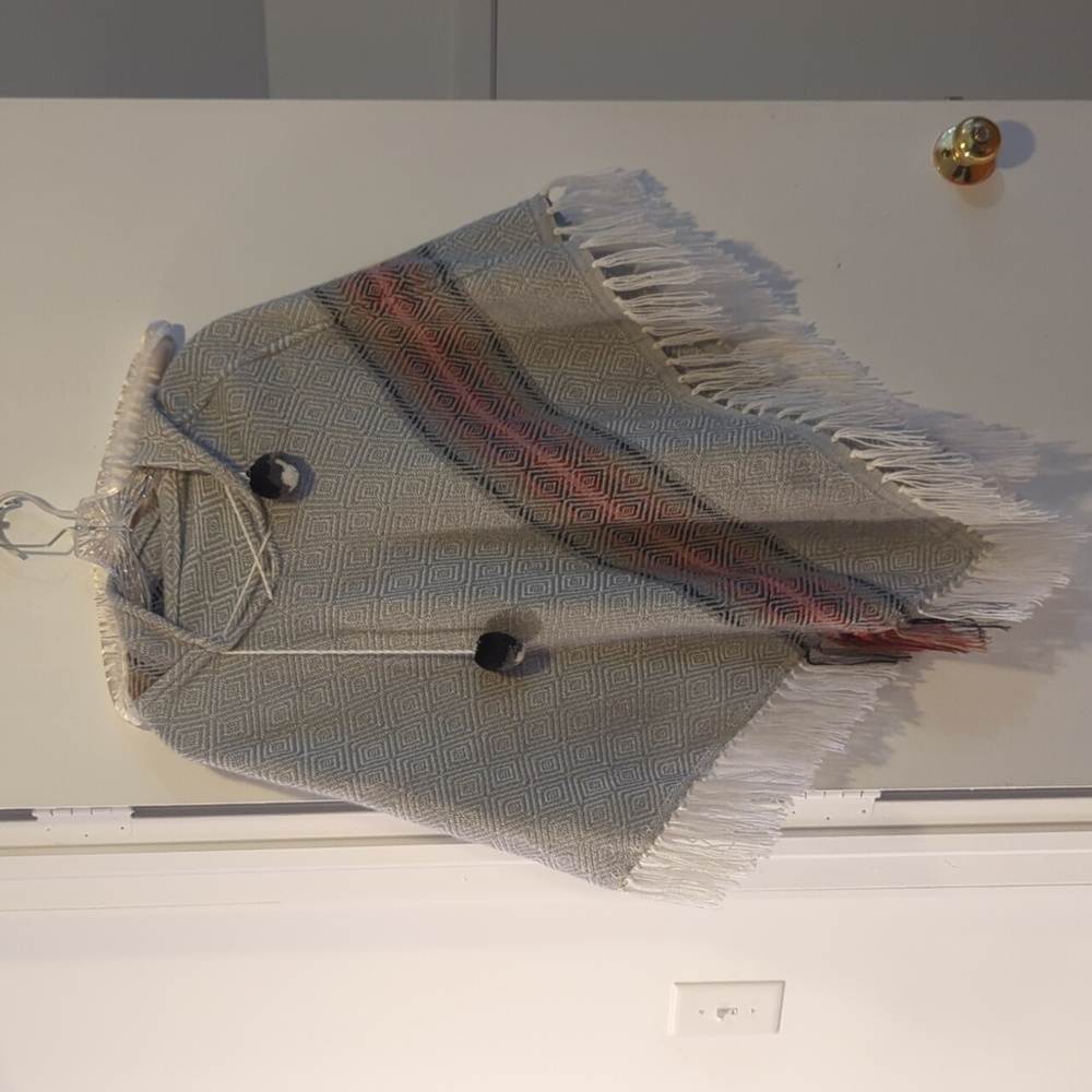 Woven poncho